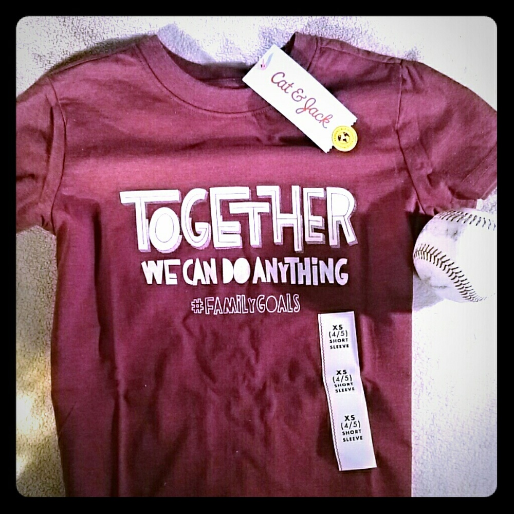 Cat & Jack #FamilyGoals T-shirt